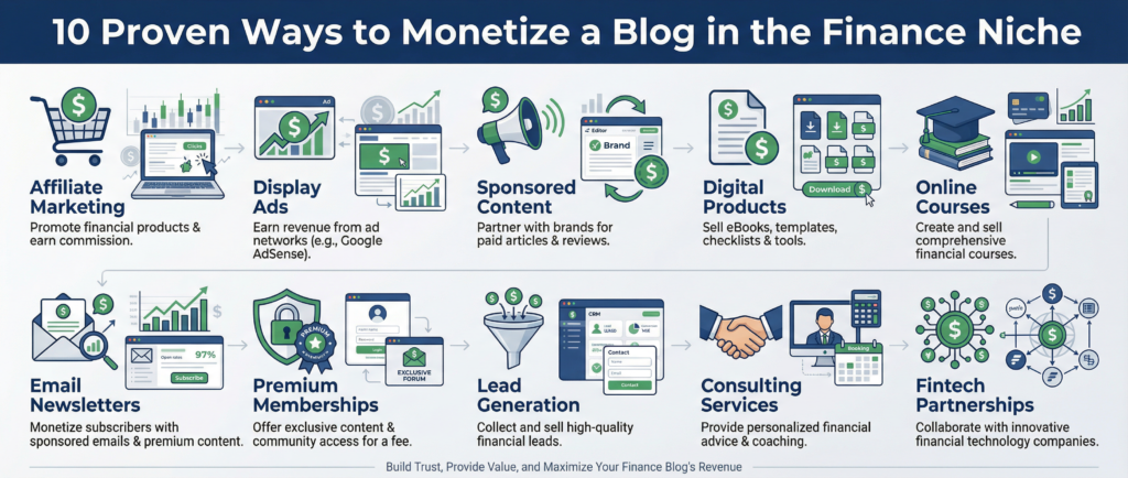 ways to monetize a blog