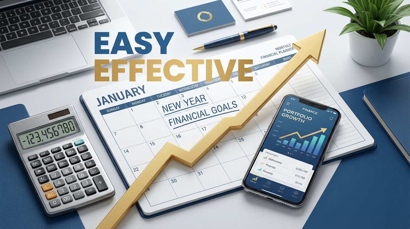 New Year financial planning, monthly finance plan, personal finance checklist, money goals by month, financial goals new year