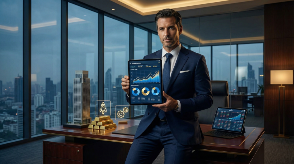 rich people invest their money