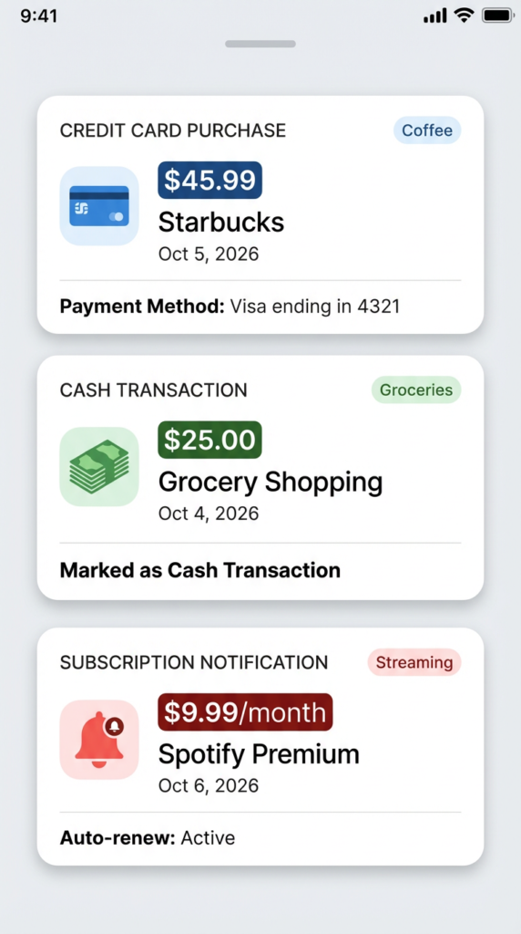 track your spending 