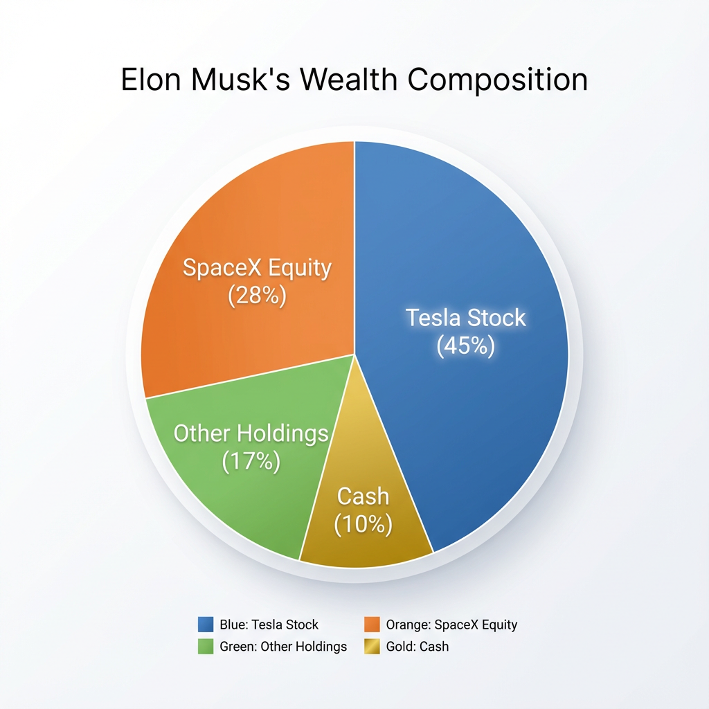 how is elon musk so rich