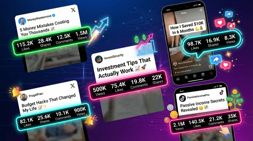 finance content is dominating