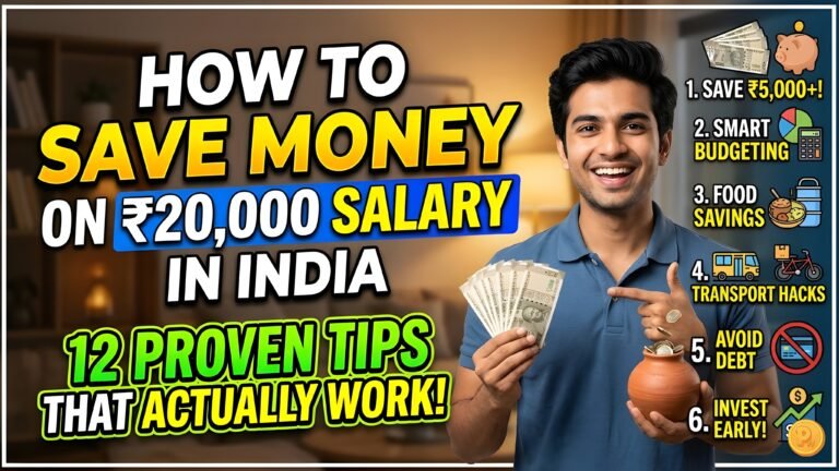 Save Money on a ₹20000 Salary