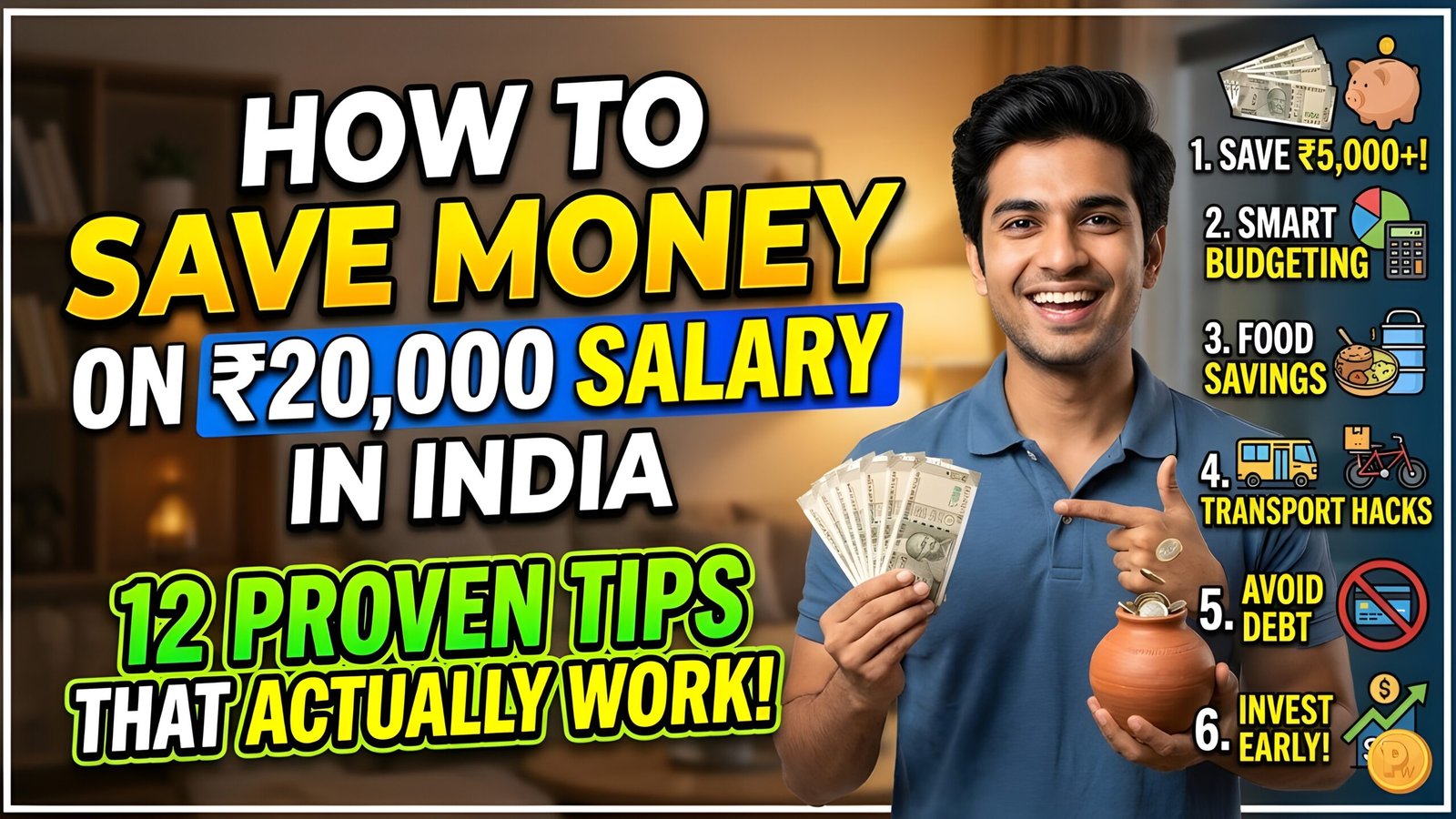 Save Money on a ₹20000 Salary