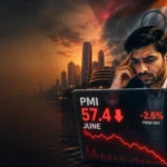 India’s PMI Fell to 57.4 in June — Is the Economic Slowdown a Warning Sign? PMI fell to 57.4
