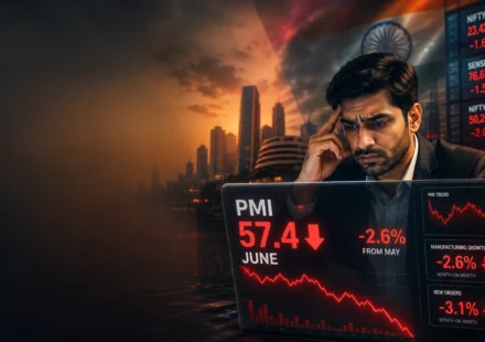 PMI fell to 57.4