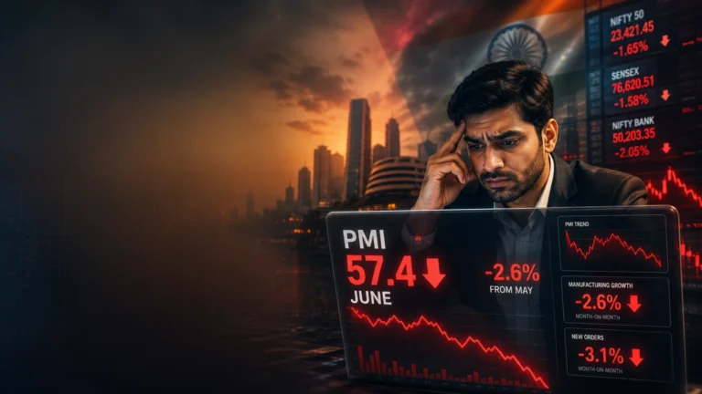 PMI fell to 57.4