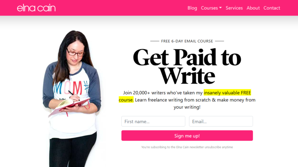 Elna Cain's Website