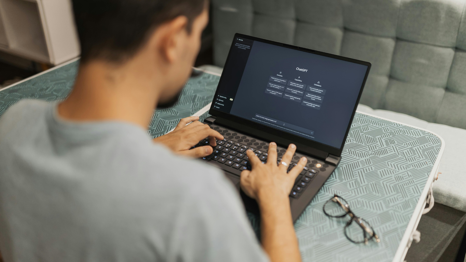 A Person Using ChatGpt