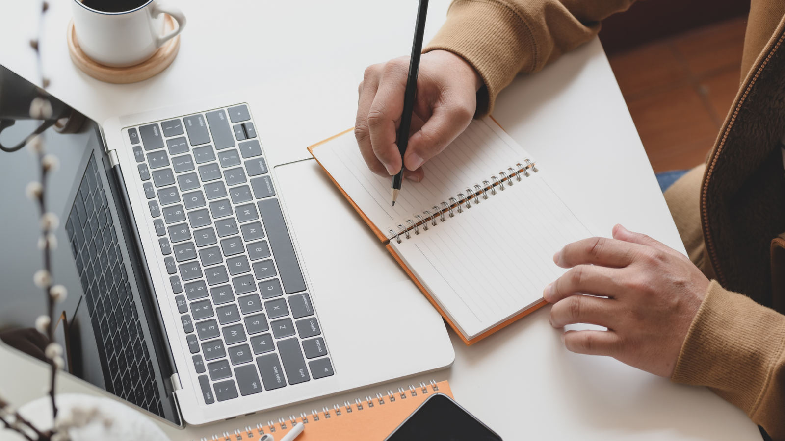 a freelance writer with the laptop