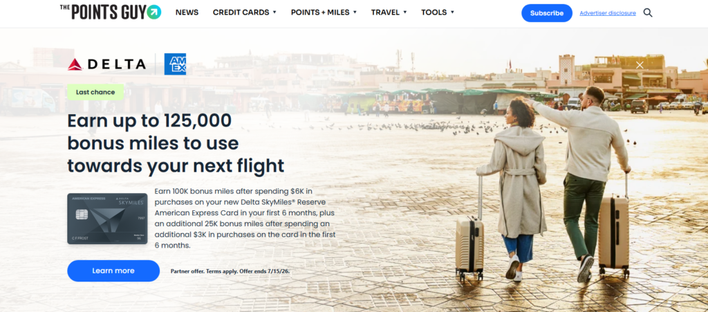The Points Gut Website