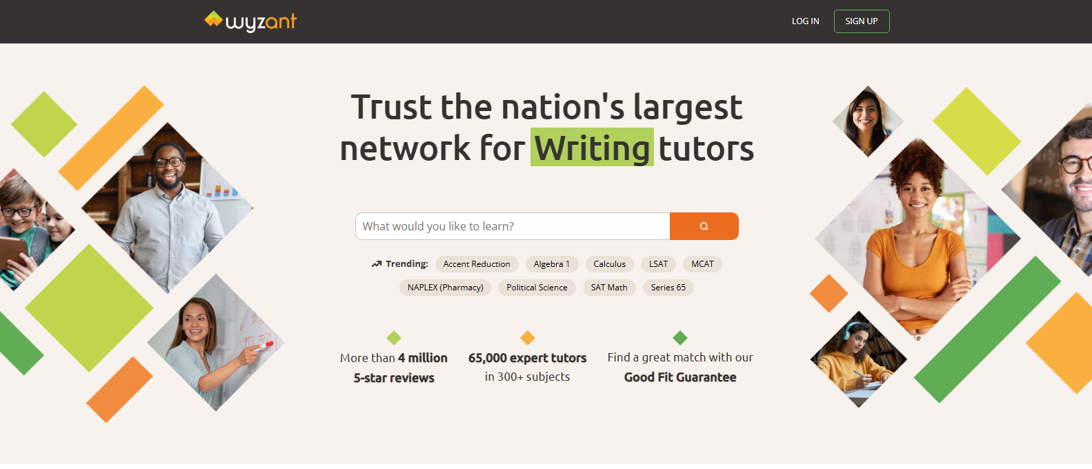 Wyzant Website